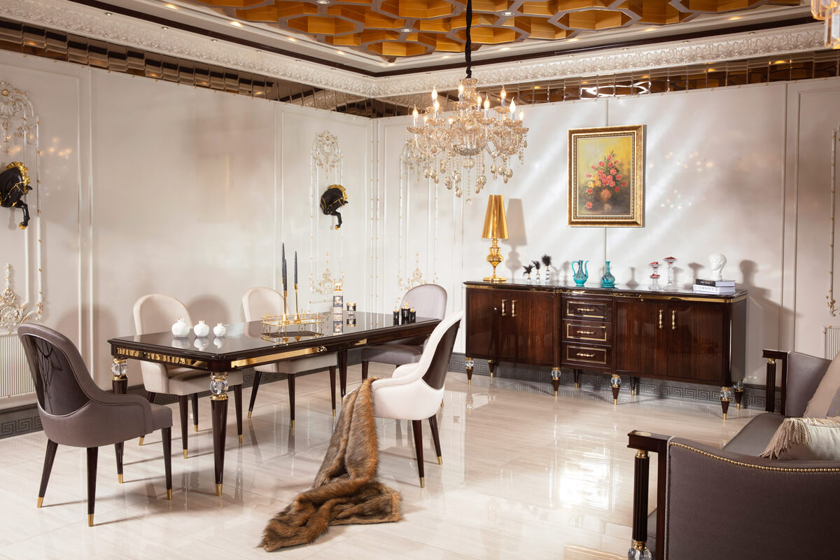 MARDİN NEO KLASİK YEMEK ODASI TAKIMI