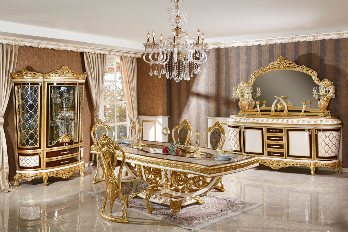 HARMES KLASİK YEMEK ODASI TAKIMI